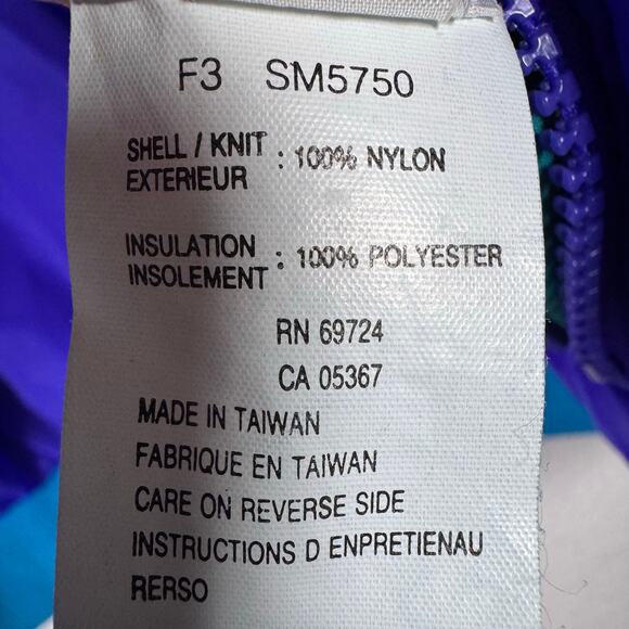 Vintage 1990s Columbia Mens’s Sportswear Reversible Puffer Jacket Retro XL - Picture 14 of 14